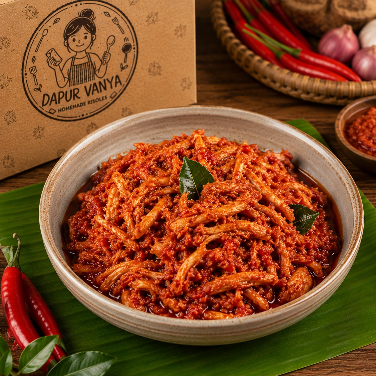 Sambal Ayam Suwir Pedas