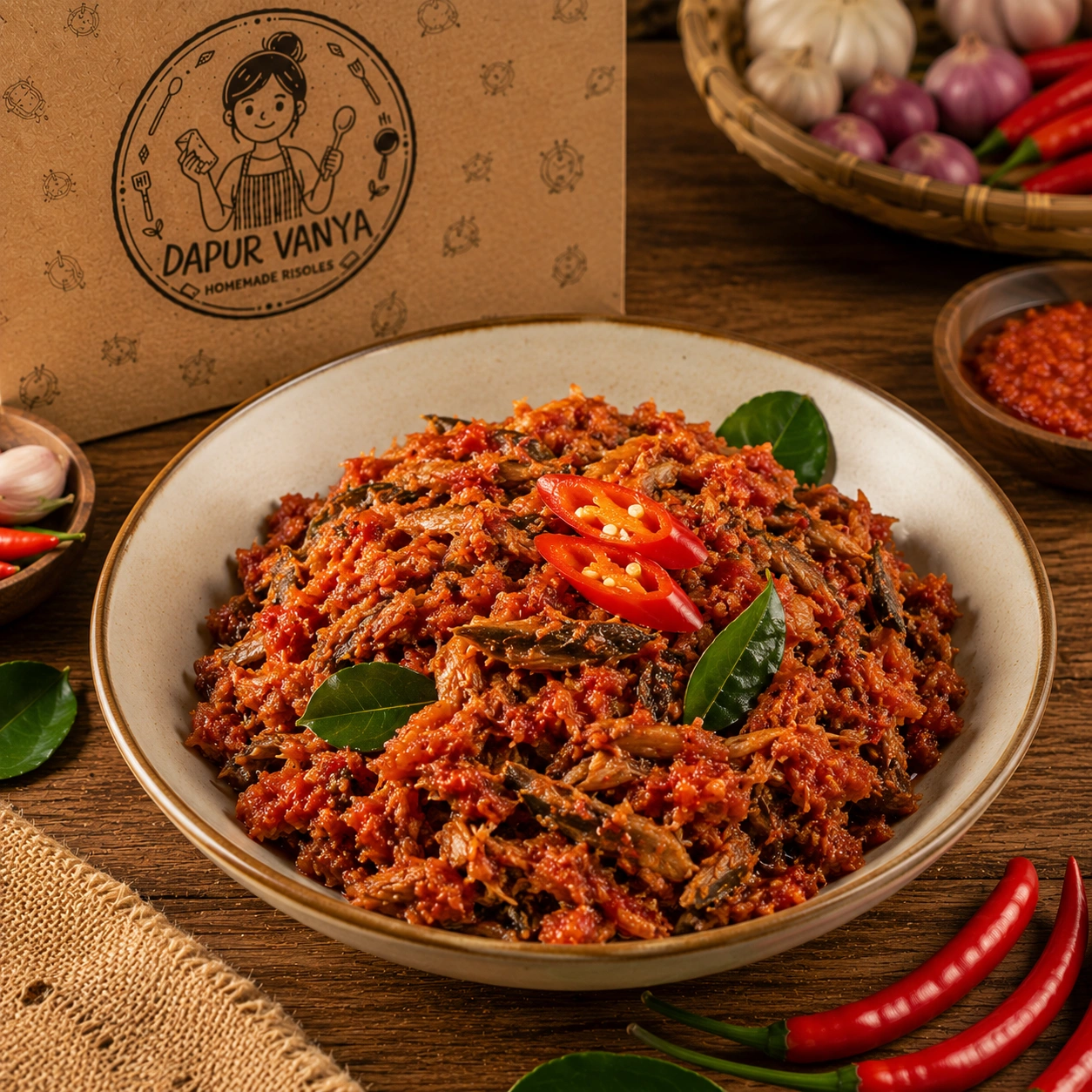 Sambal Tongkol Suwir Pedas