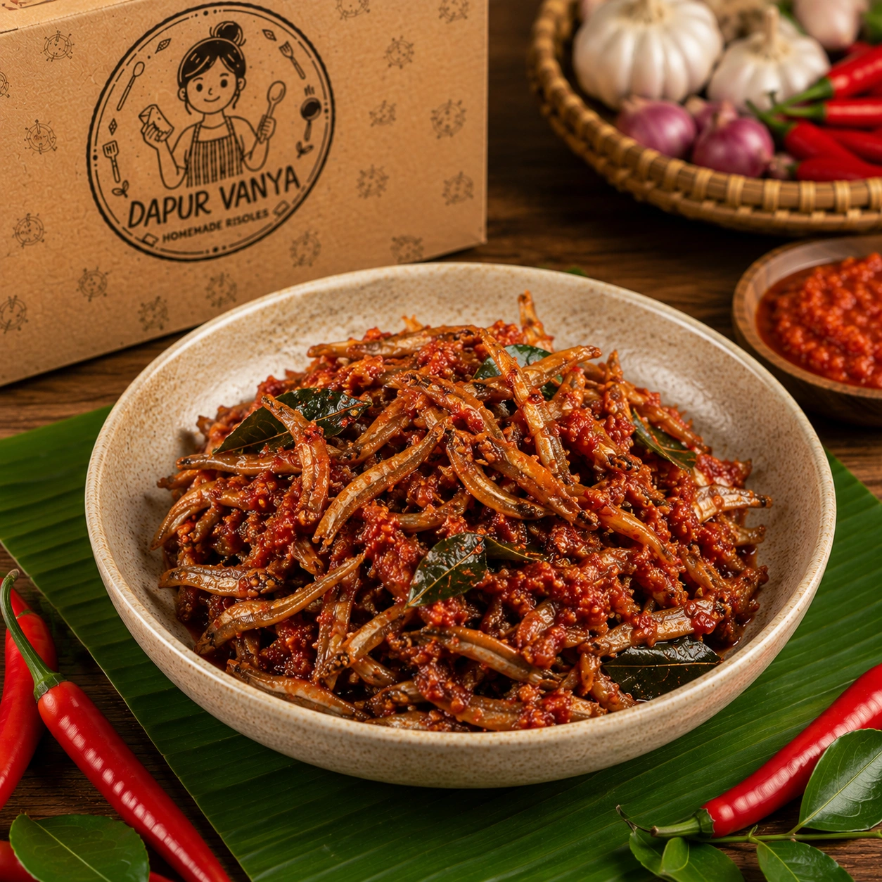 Sambal Teri Medan Pedas